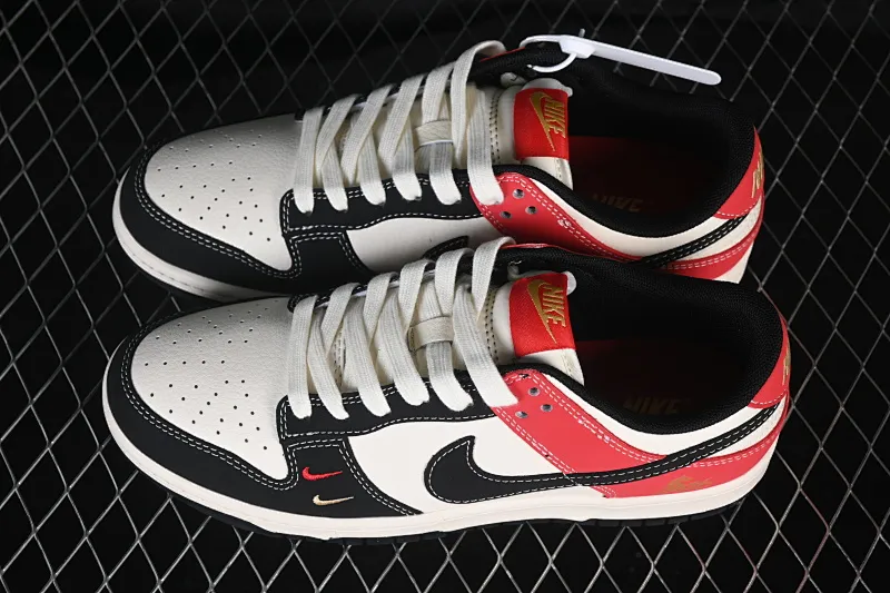 All categories Nk SB Dunk Series Nk SB Dunk Low High-end customized low-top sneakers Nike SB Dunk Low Year of the Horse limited black and white red High-end customized low-top casual skateboard shoes MZ9588-853